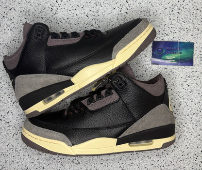 Jordan 3 A Ma Maniere While You Were Sleeping 10 Men/11.5 Women “Preowned”
