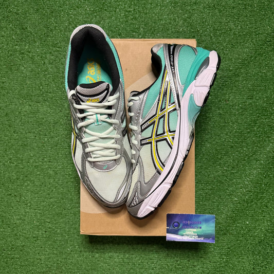 ASICS GT 2160 Teal Gold 10 Men/11.5 Women “Preowned”