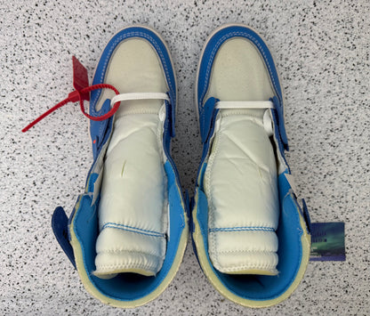 Jordan 1 Off-White University Blue UNC