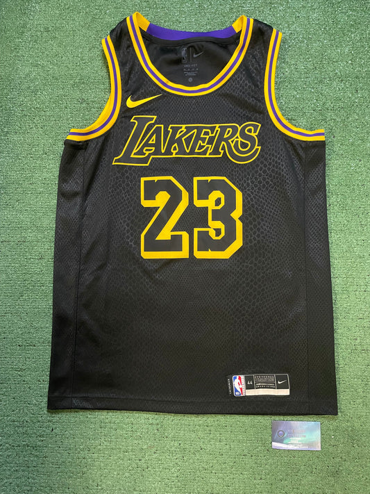 Nike LeBron James #23 black mamba swingman jersey