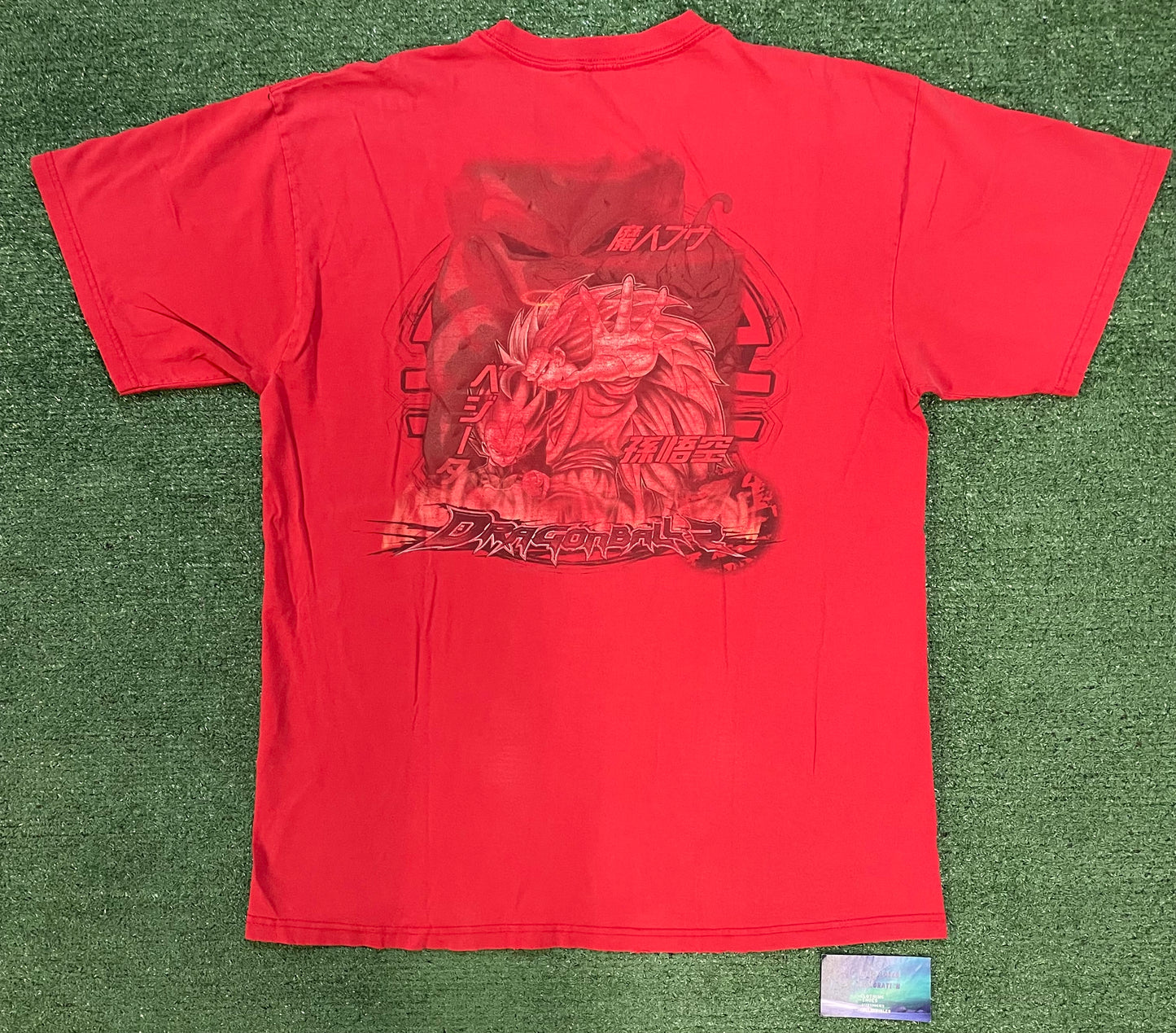 Vintage 2000s Dragon Ball Z Anime Goku Vegeta Gogeta Gohan tee