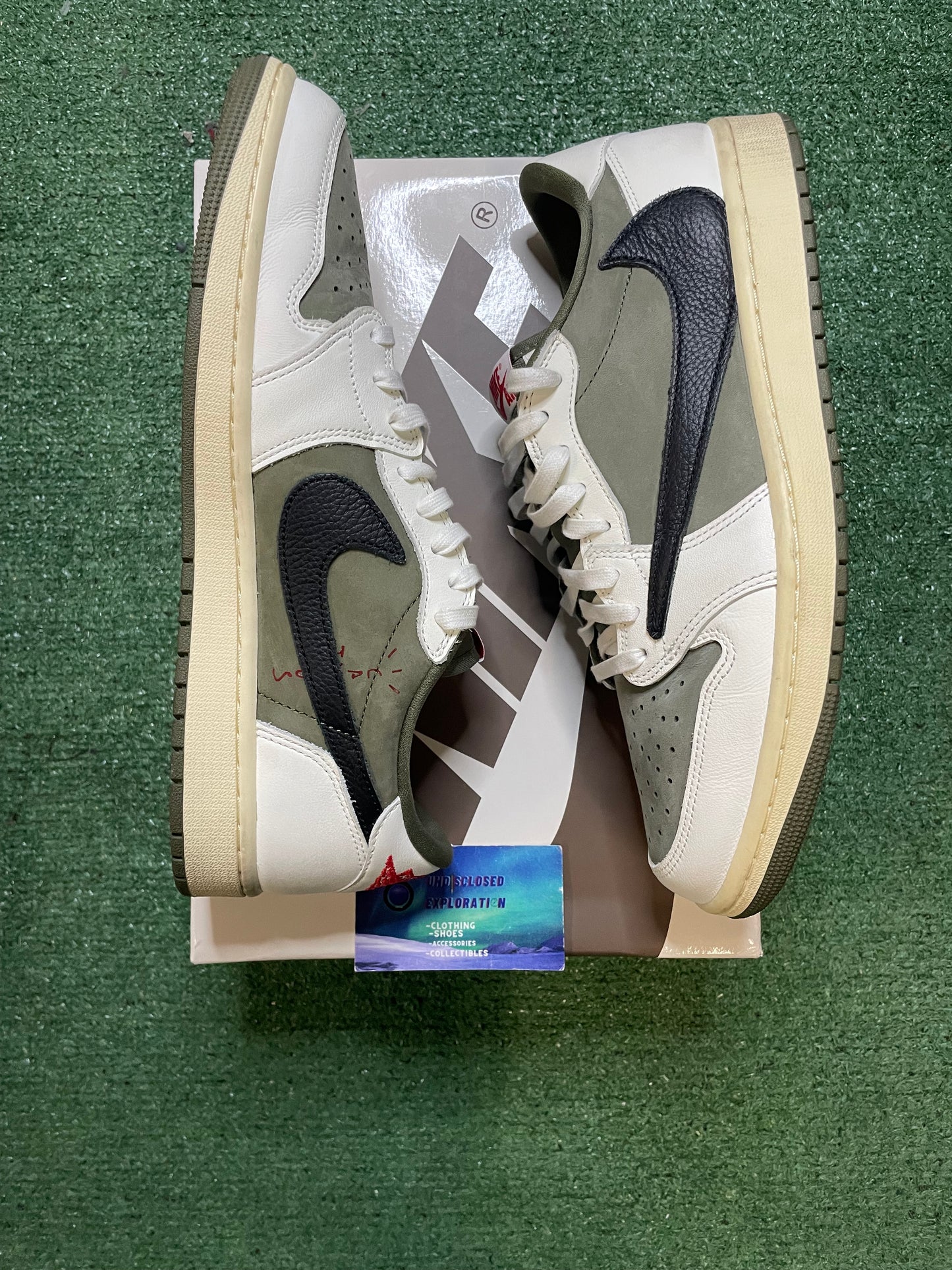 Air Jordan 1 Low Travis Scott medium olive size 11men/12.5women