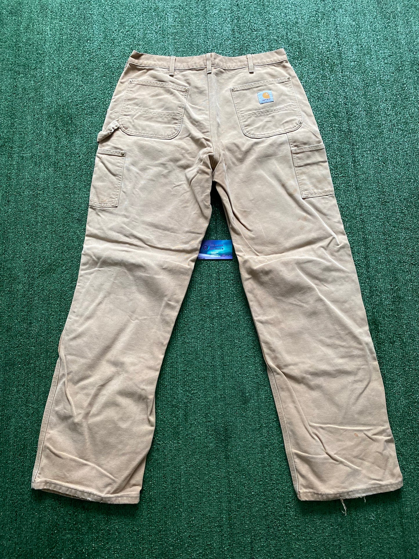 Vintage tan Carhartt double knee pants