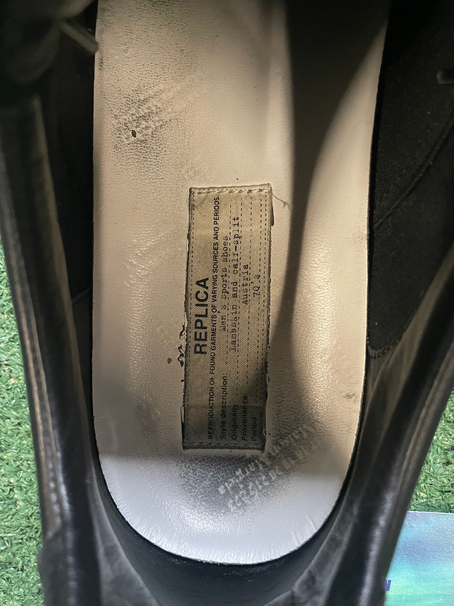 Maison Margiela gats triple black size 13men/14.5women(EU 46)