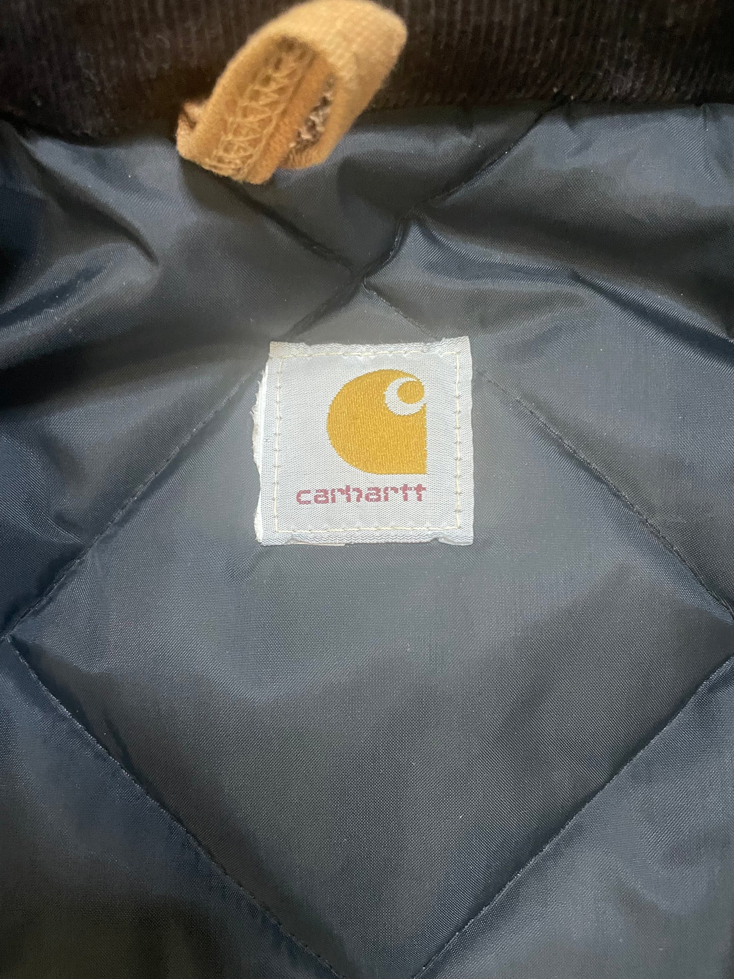 Vintage 1989 Carhartt Quilted Canvas beige Jacket