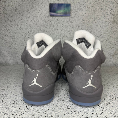 Jordan 5 Wolf Grey 4.5 Youth “Preowned”
