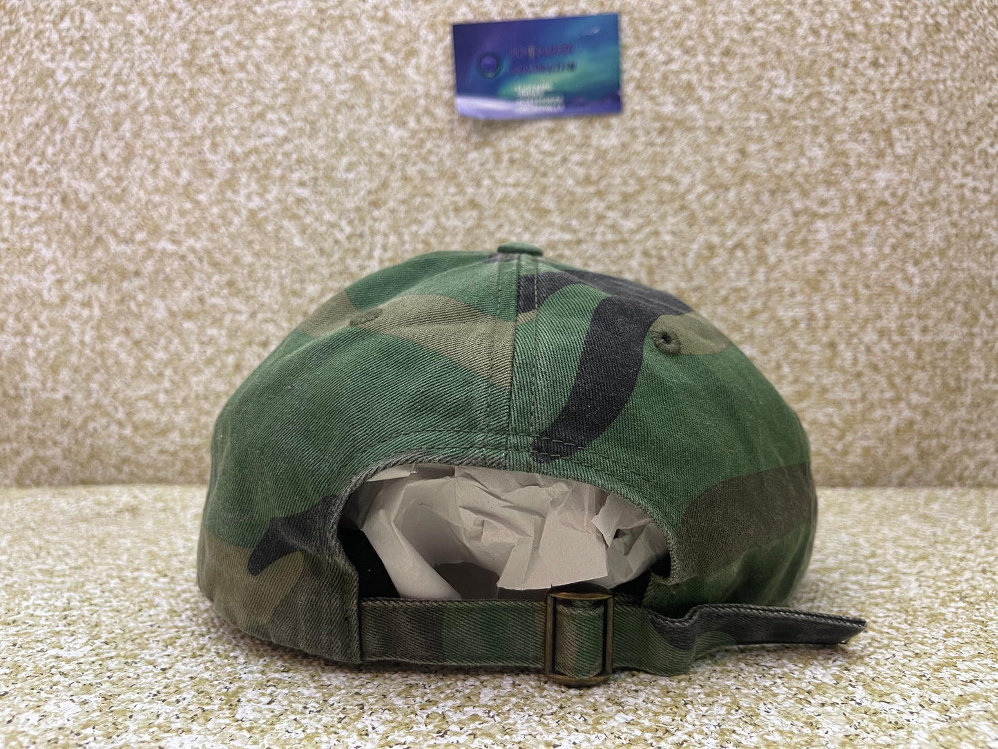 Supreme 6 Panel Woodland Camo Hat FW17