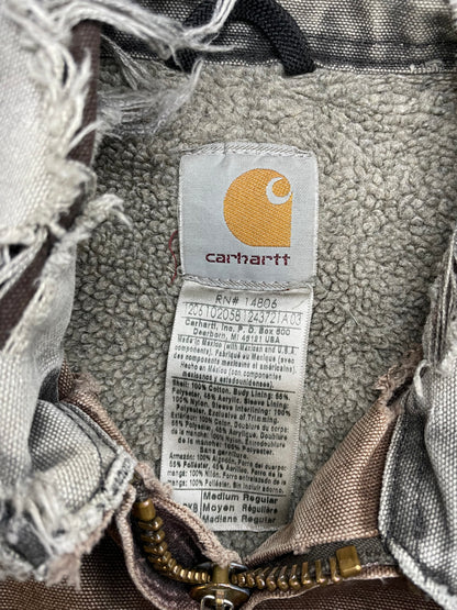 Vintage Carhartt dark brown sherpa lined jacket