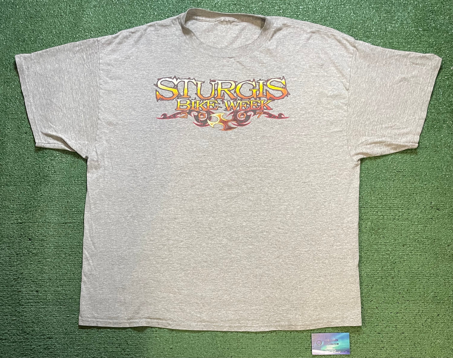 Vintage 2000s Sturgis Bike week grey tee