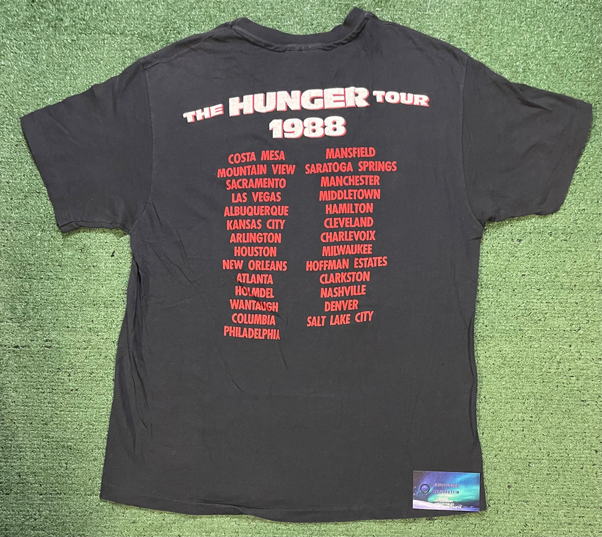 Vintage 1980s Michael Bolton The hunger tour collection tee