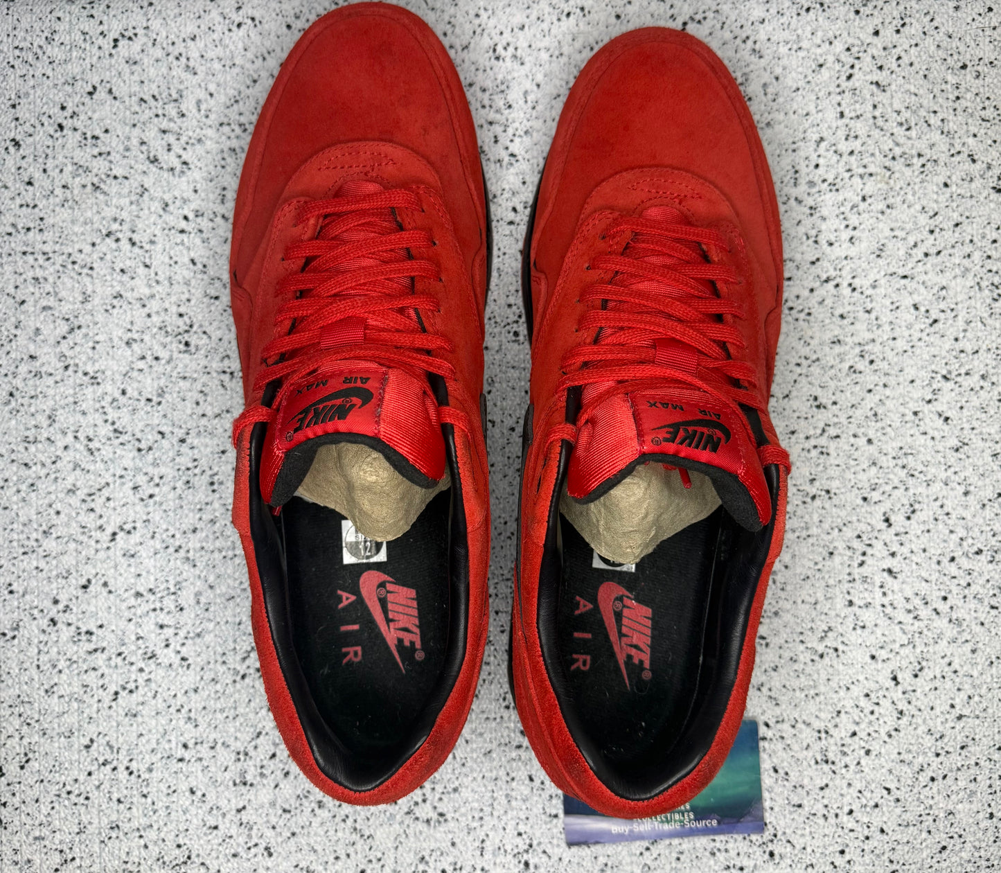 Nike Air Max 1 Pimento 12 Men/13.5 Women “Preowned”