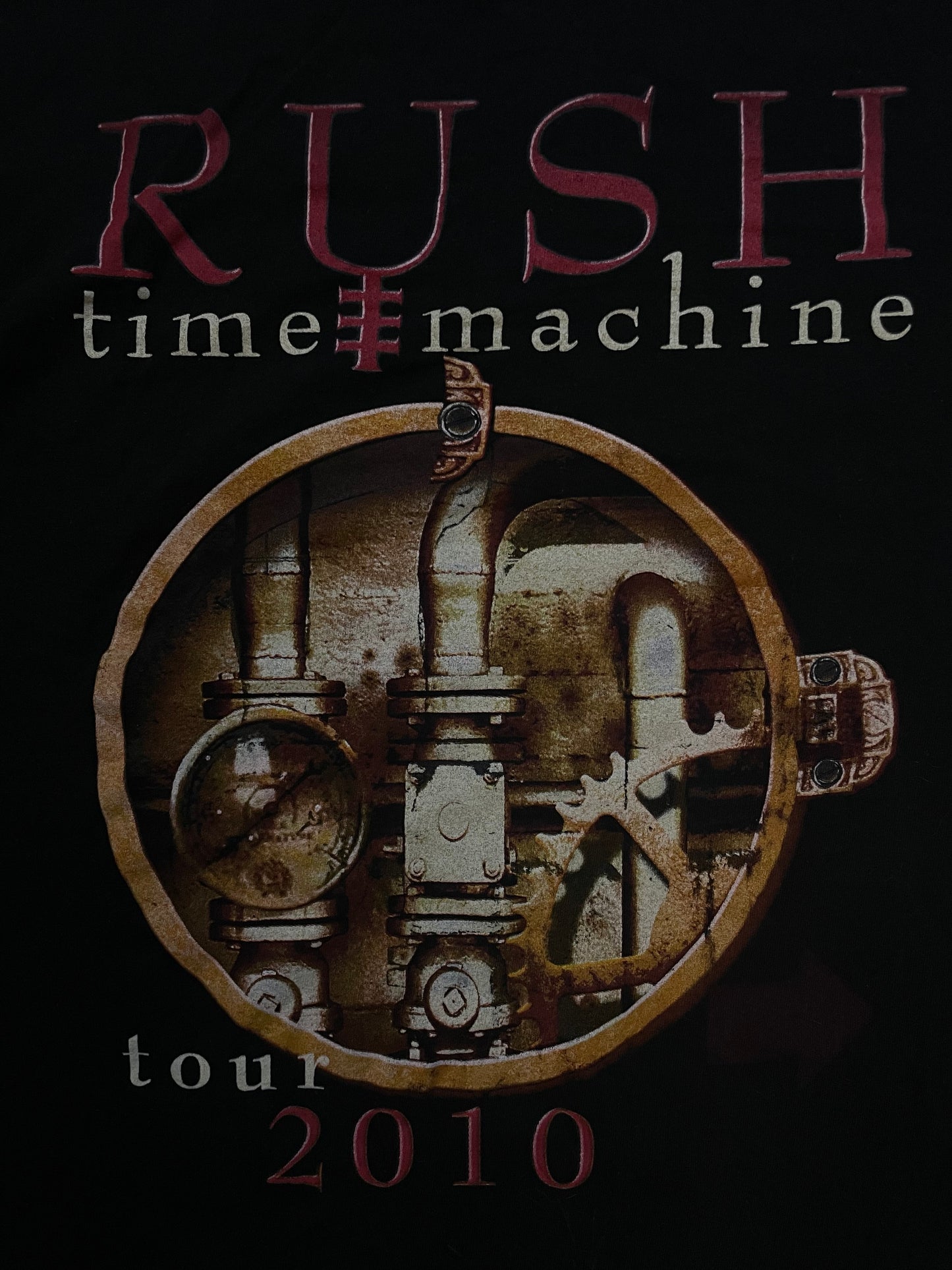 Rush Time Machine 2010 tour tee