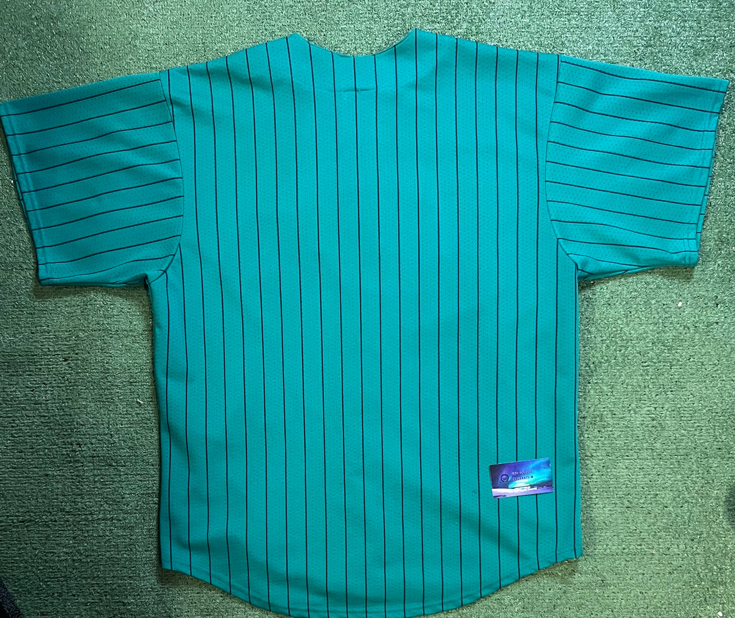 Vintage 1990s Seattle Mariners pinstripe jersey