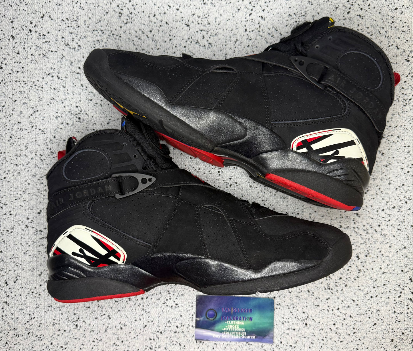 Jordan 8 Playoff 9.5 Men/11 Women “Preowned”