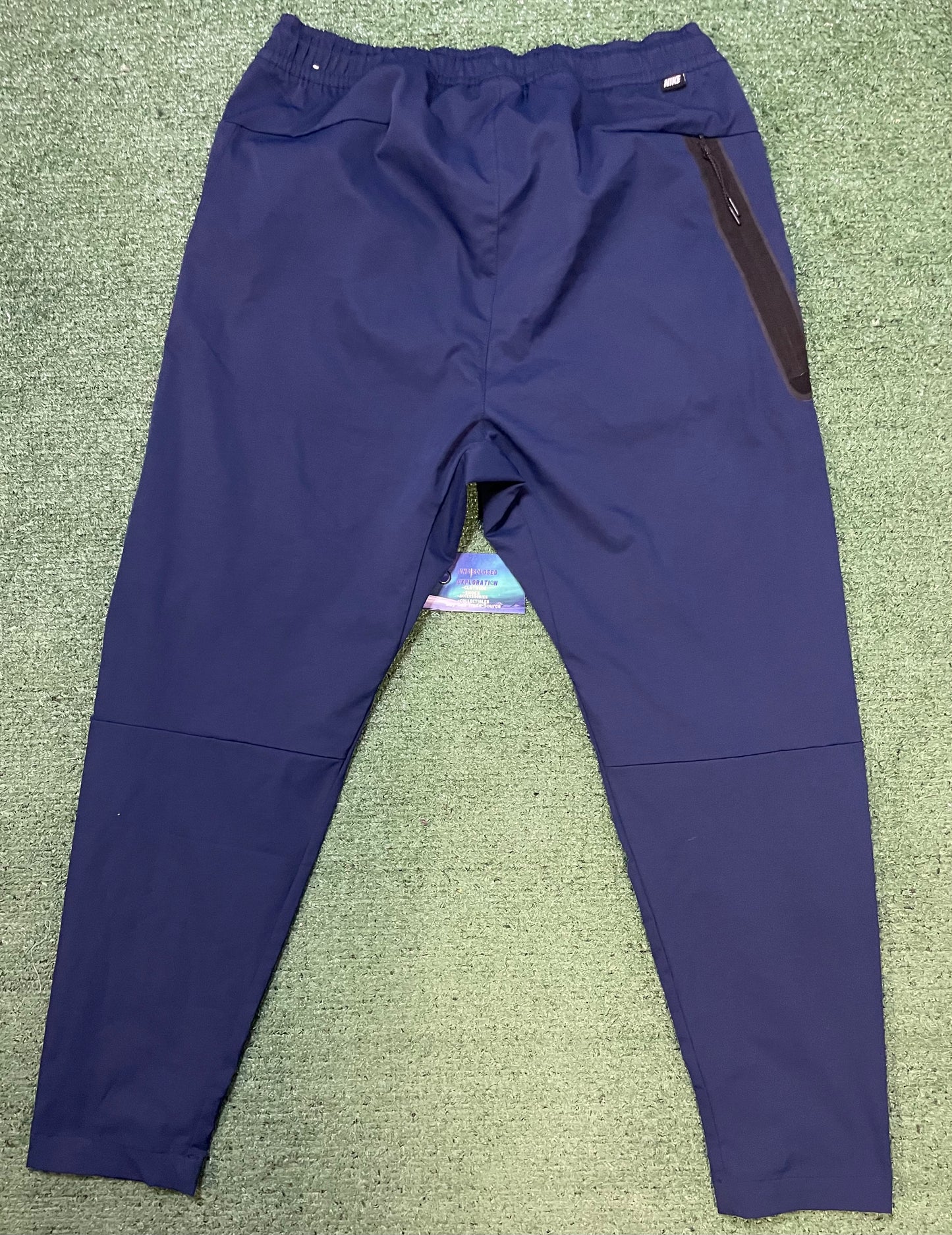 Nike woven navy tech pants
