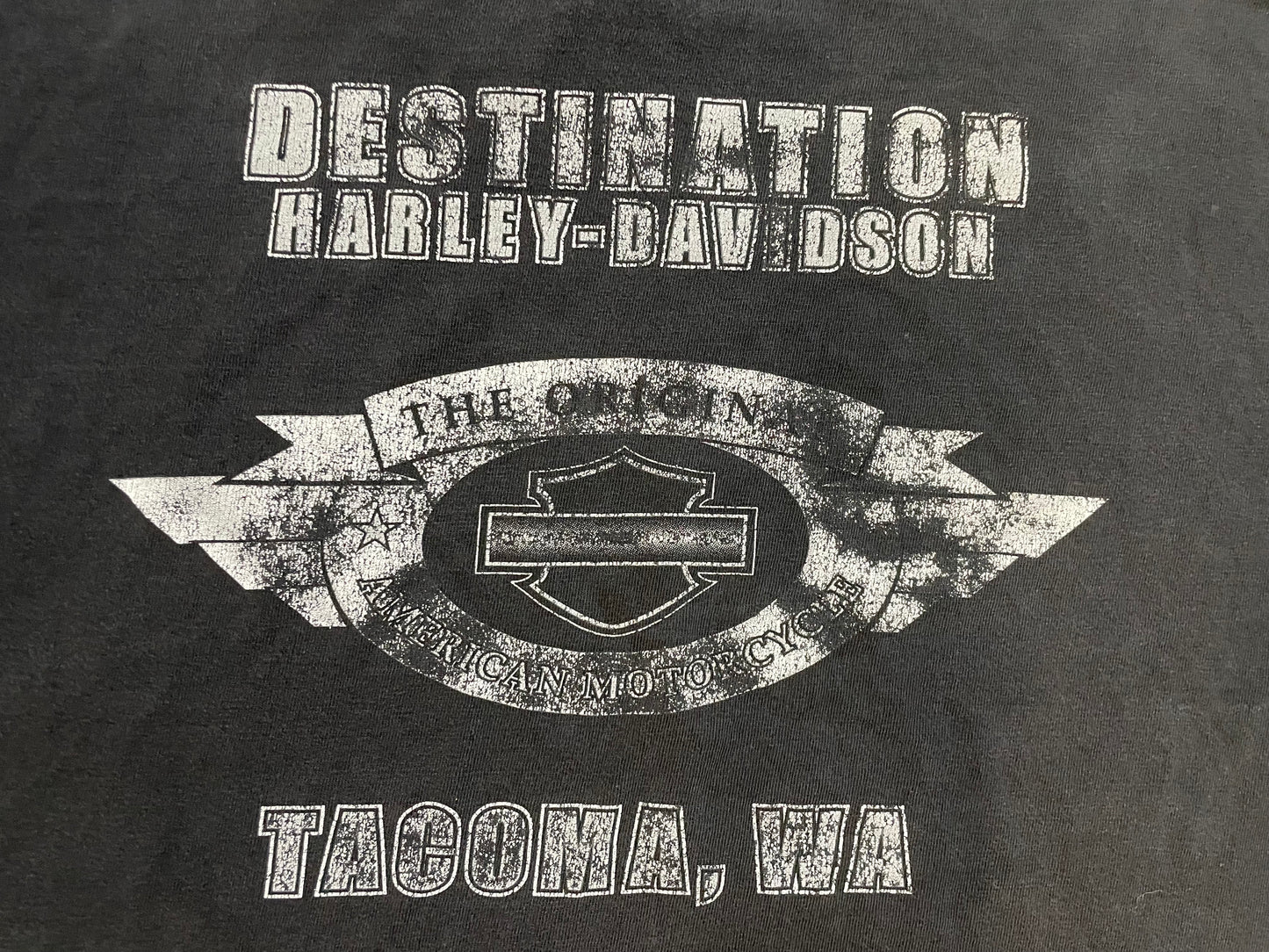Vintage 2000s Harley Davidson Get a grip tee