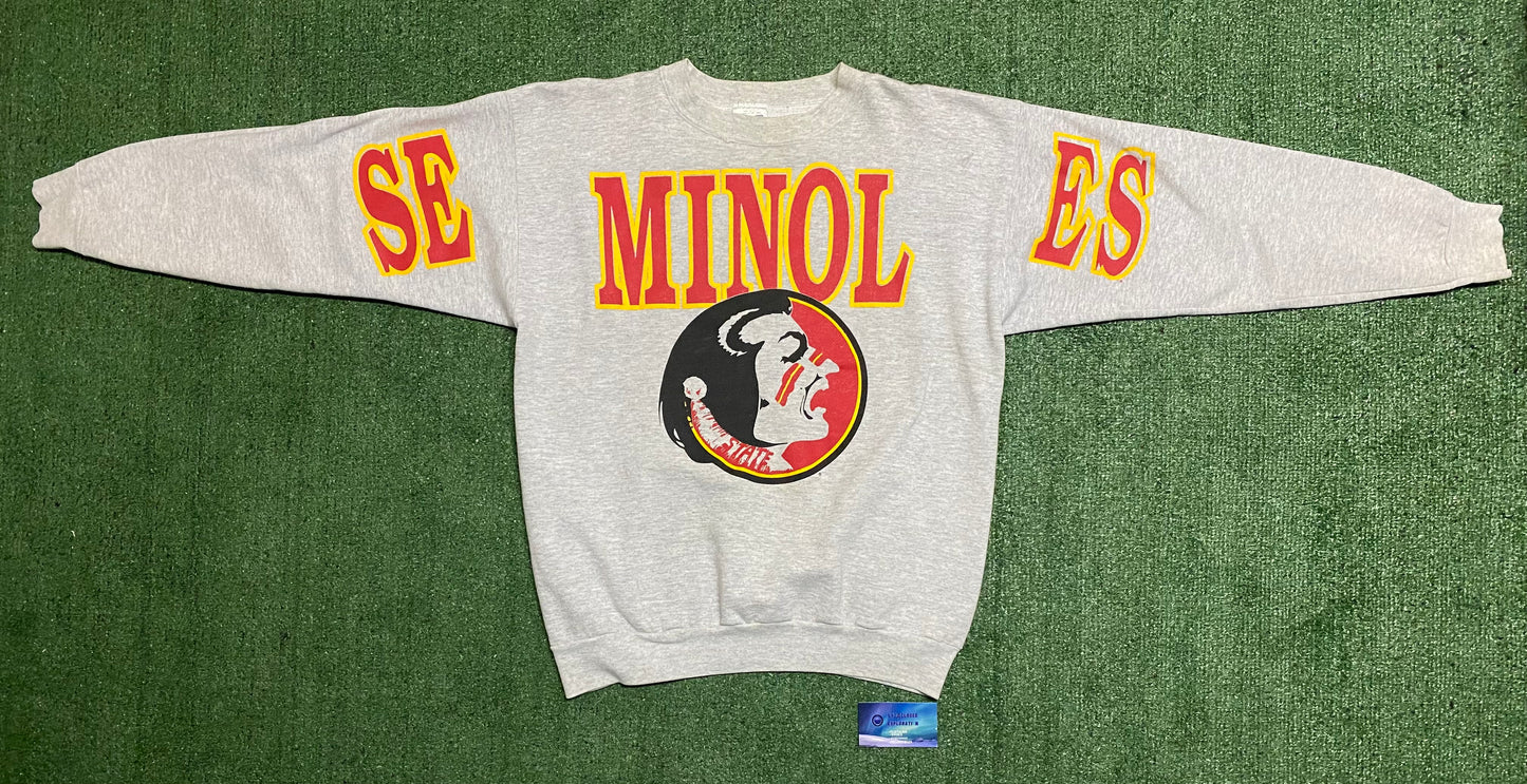 Vintage FSU Seminoles Spellout crewneck