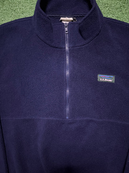 Vintage LL Bean Quarter Zip Fleece