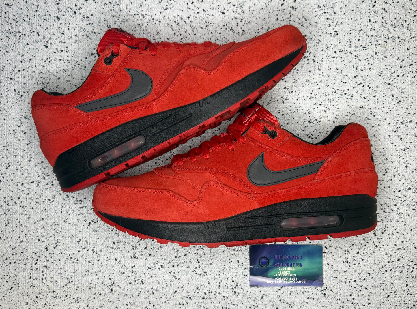 Nike Air Max 1 Pimento 12 Men/13.5 Women “Preowned”