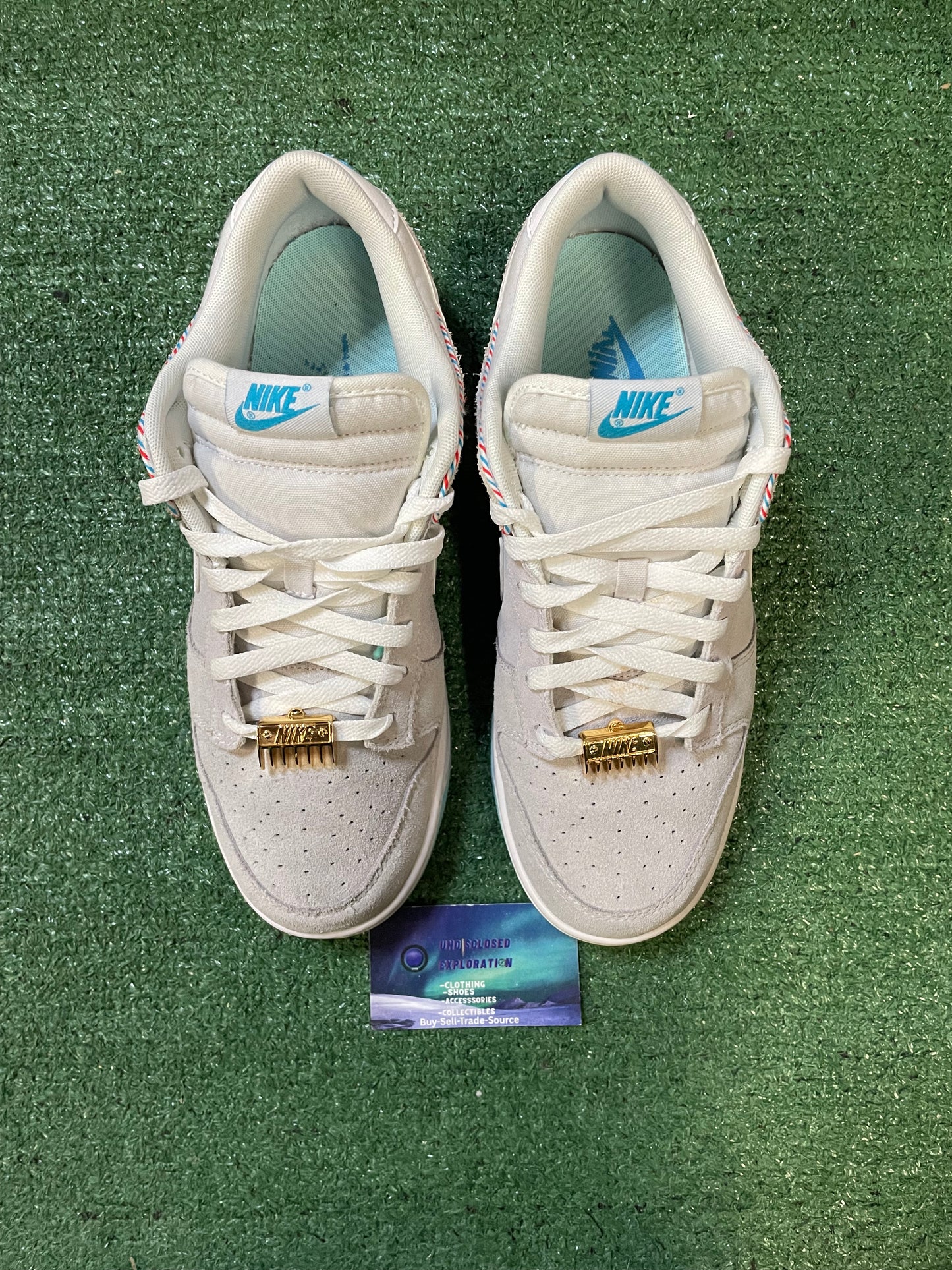 Nike Dunk low barbershop grey size 10men/11.5women