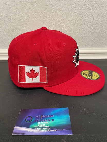 Canada world baseball new era fitted hat