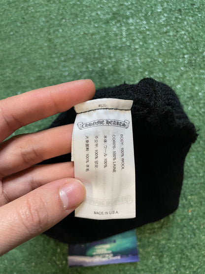 Chrome Hearts plus cross black beanie