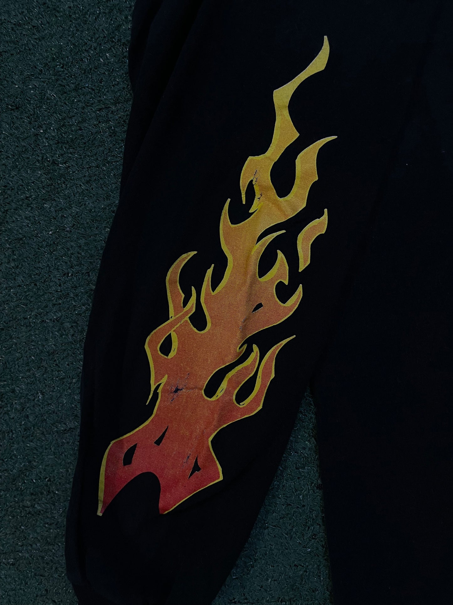 Vintage 1990s Steel Horse Saloon flames longsleeve
