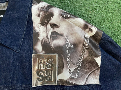 Raf Simons portrait denim Jean jacket