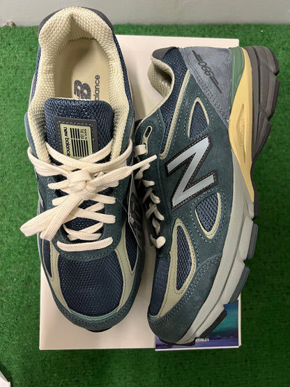 New balance 990v4 x Auralee blue