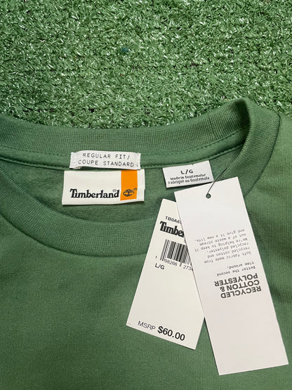 Timberland green spellout crewneck