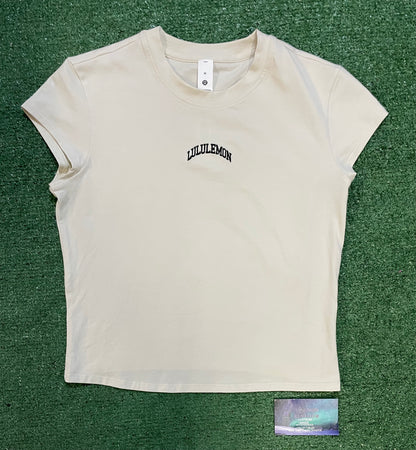 Lululemon collegiate baby tee