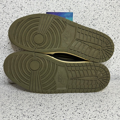 Jordan 1 Low Travis Scott Olive 11.5 Men/13 Women “Preowned”