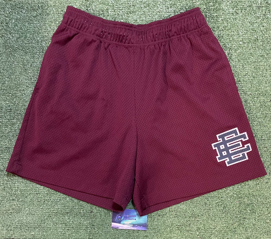Eric Emanuel burgundy shorts