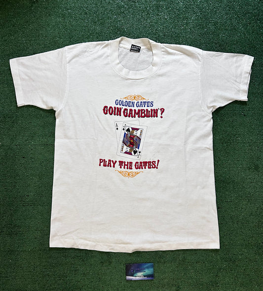 Vintage Golden Gates gambling casino tee