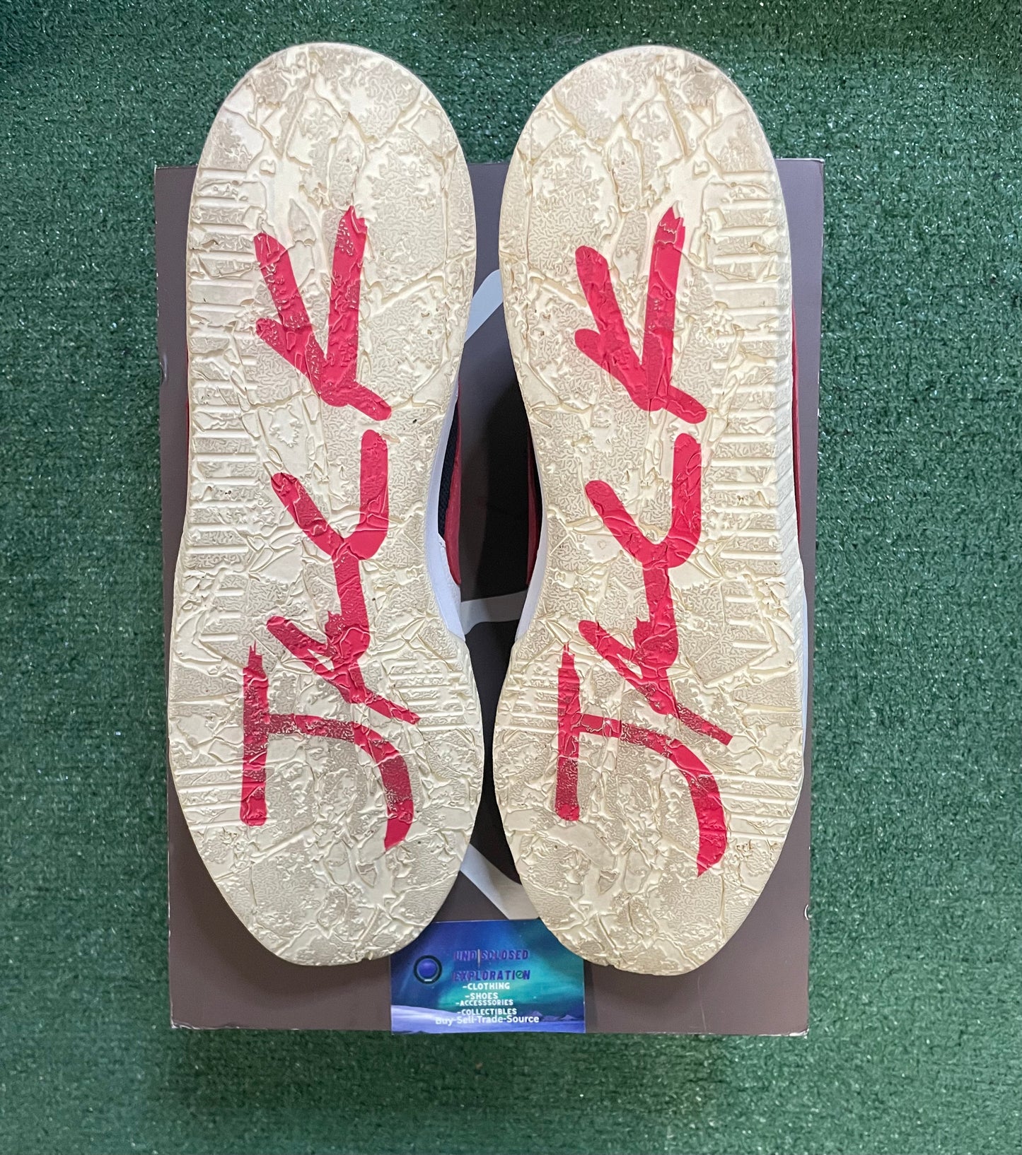 Travis Scott Jordan Jumpman Jack university red size 15men/16.5women