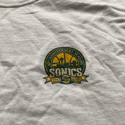 Vintage Seattle Supersonics 40th anniversary Opening Night T-shirt