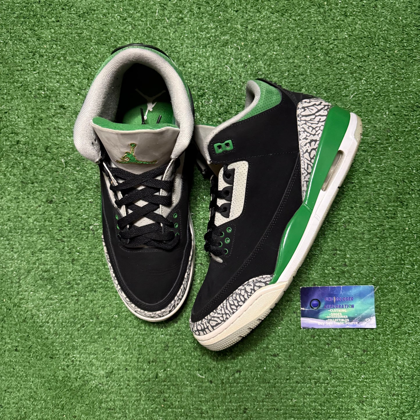 Jordan 3 Pine Green 10.5 Men “Preowned”