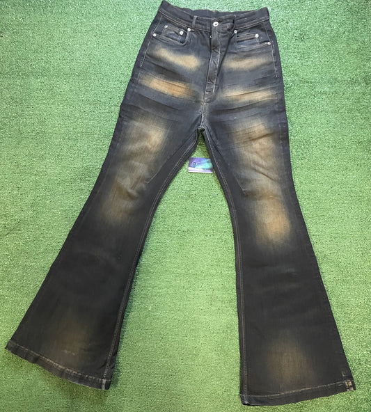 Rick Owens Bolans Bootcut mud denim