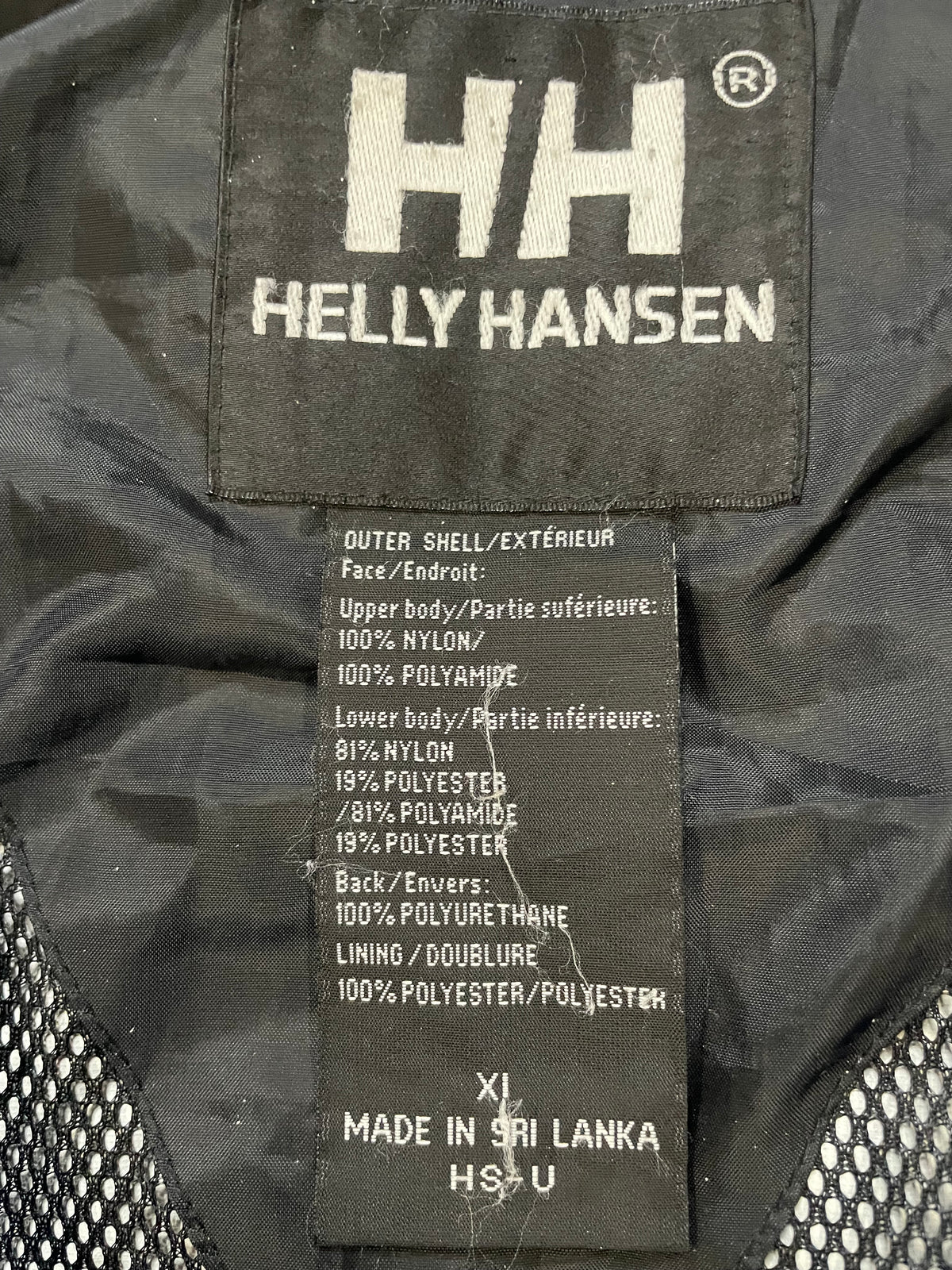 Vintage Helly Hansen blue & black jacket