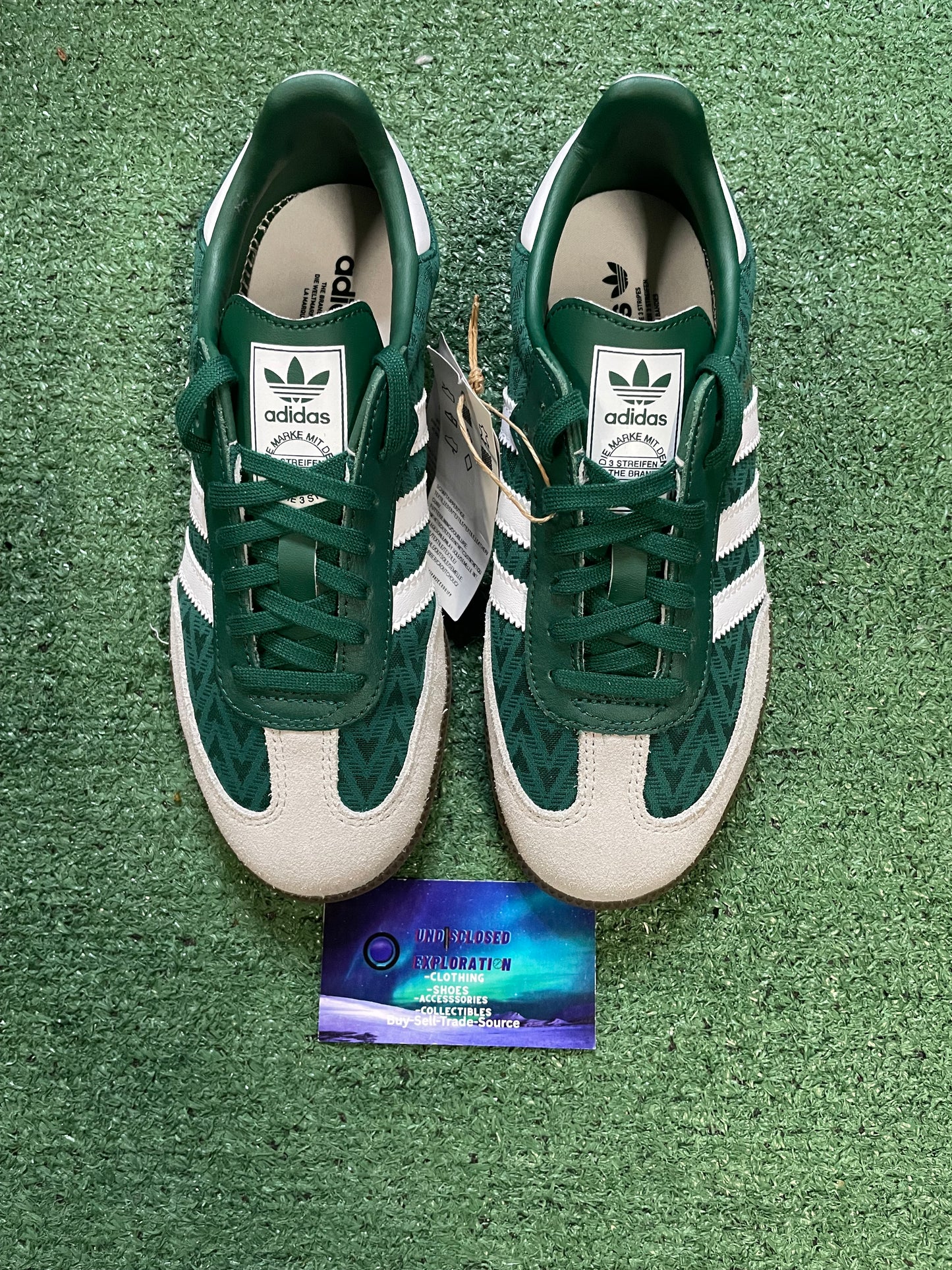 Adidas samba collegiate green cloud gum