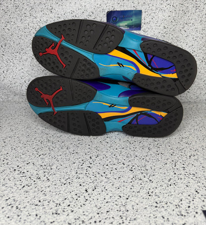 Jordan 8 Aqua 11.5 Men/13 Women “Preowned”