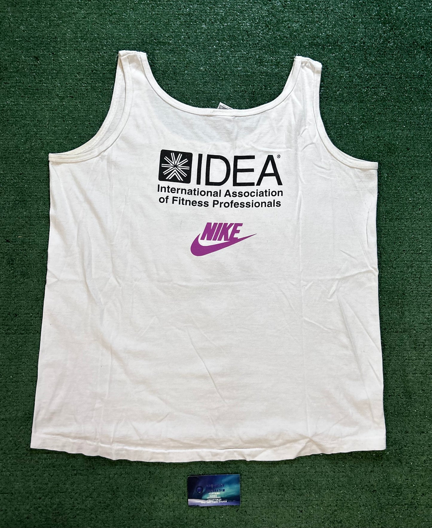Vintage 1990s Nike world fitness idea tank top