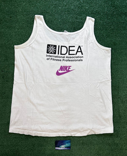 Vintage 1990s Nike world fitness idea tank top