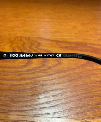 Dolce & Gabanna DG 1150 black and gold glasses