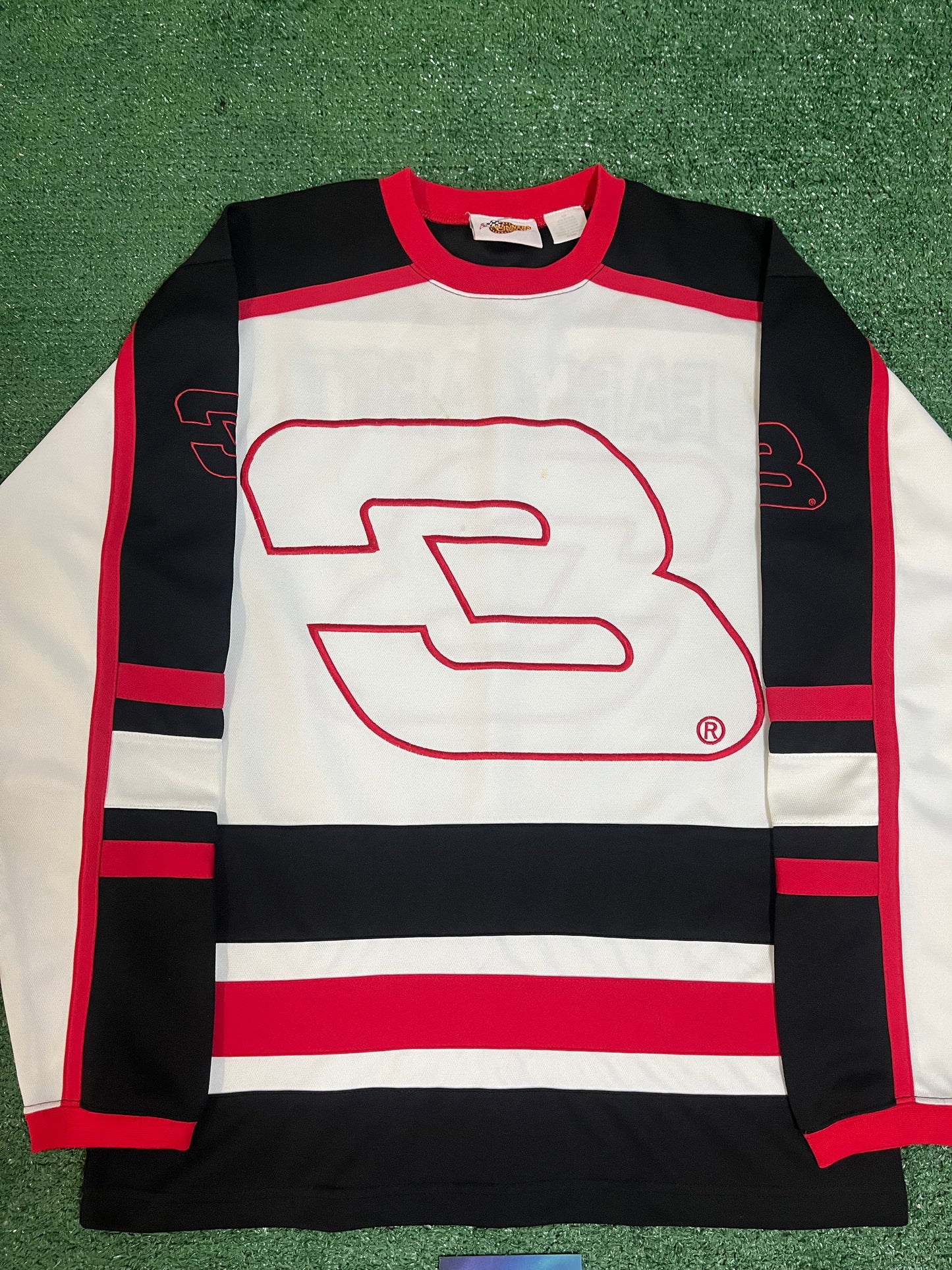 Vintage 1990s Dale Earnhardt #3 hockey jersey