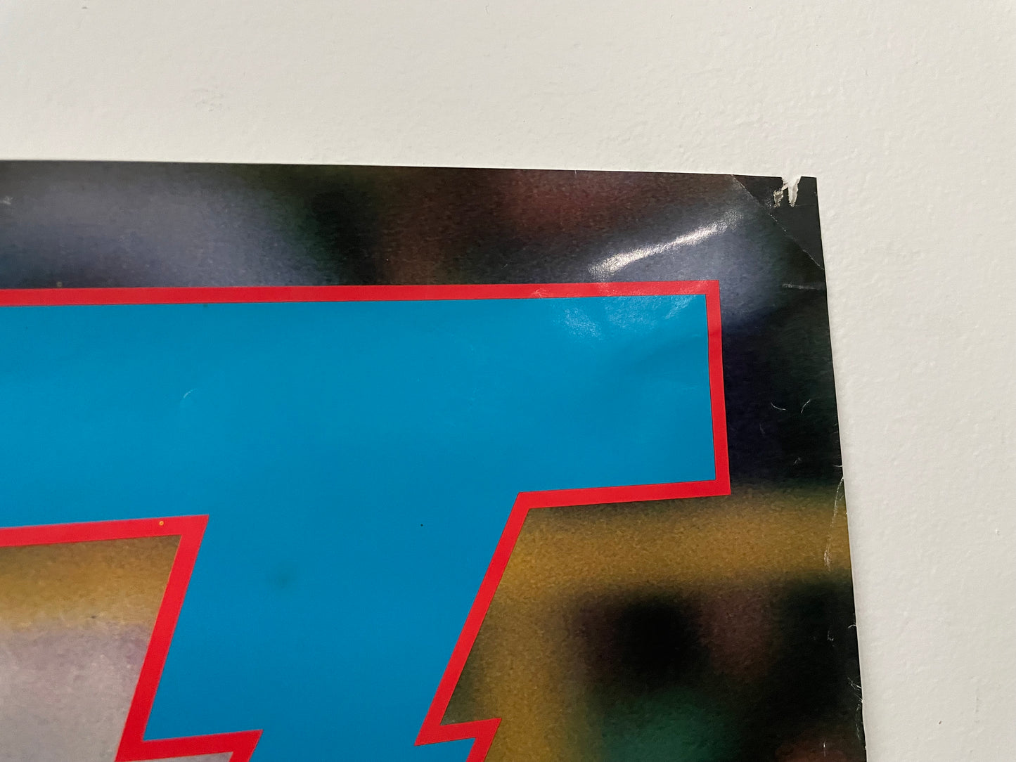 Vintage 1980s Fred McGriff Toronto blue jays Blue Thunder Poster