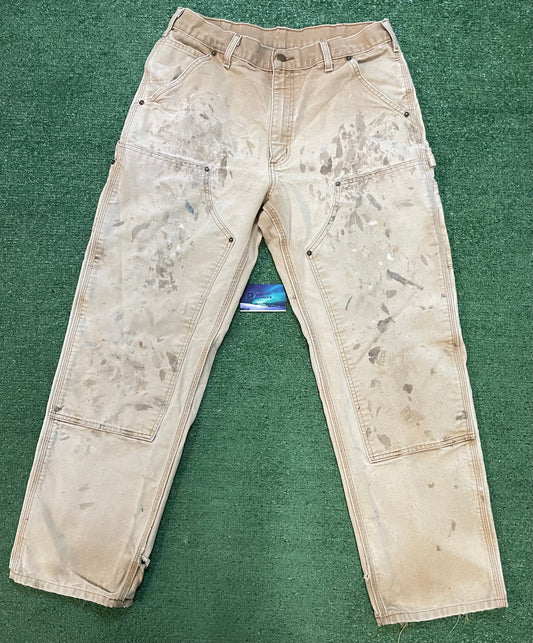 Vintage 1990s Carhartt tan double knees