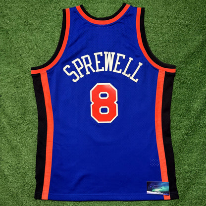 New York Knicks Latrell Sprewell Mitchell & Ness Jersey