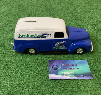 Vintage Seattle Seahawks 1950 GMC panel van Piggy Bank