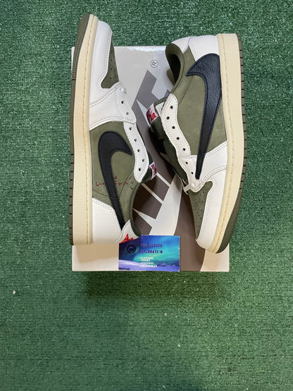 Air jordan 1 low x Travis Scott medium olive